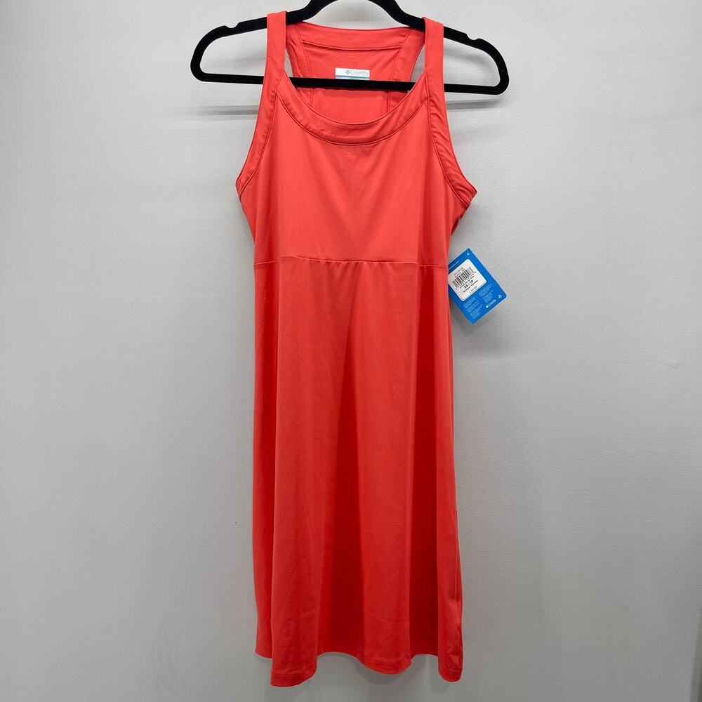 Columbia‎ Double Springs Dress Womens XS Orange Outdoorsy Athletic Lightweight